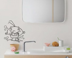 Bath Boy Sticker