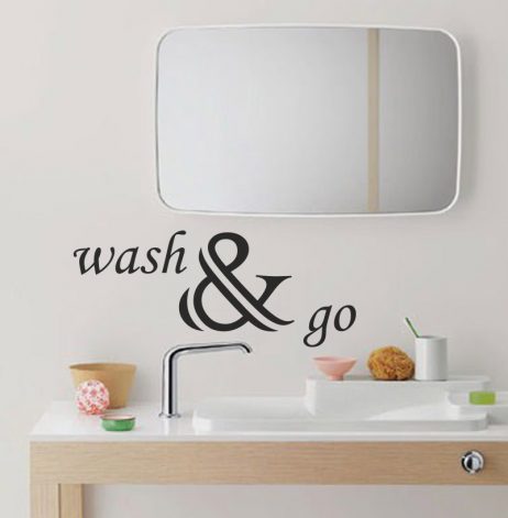 Wash and Go Sticker