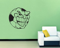 Soccer Ball Angry Sticker