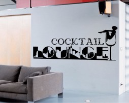 Cocktail Lounge Sticker