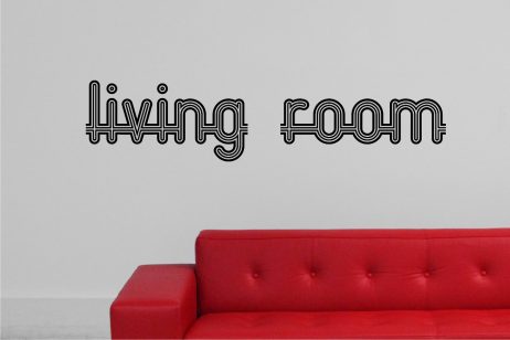 Living Room #1 Sticker