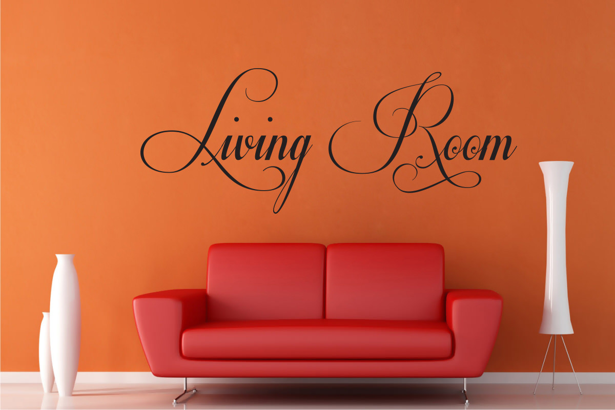 living room sticker decoration