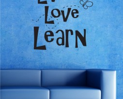 Live, Love, Learn Sticker
