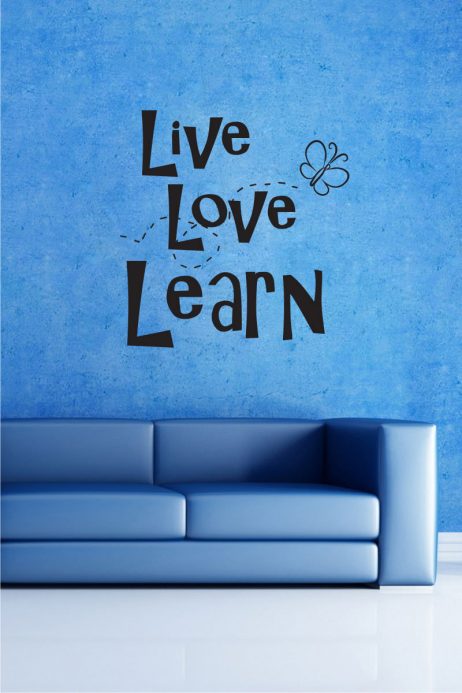 Live, Love, Learn Sticker