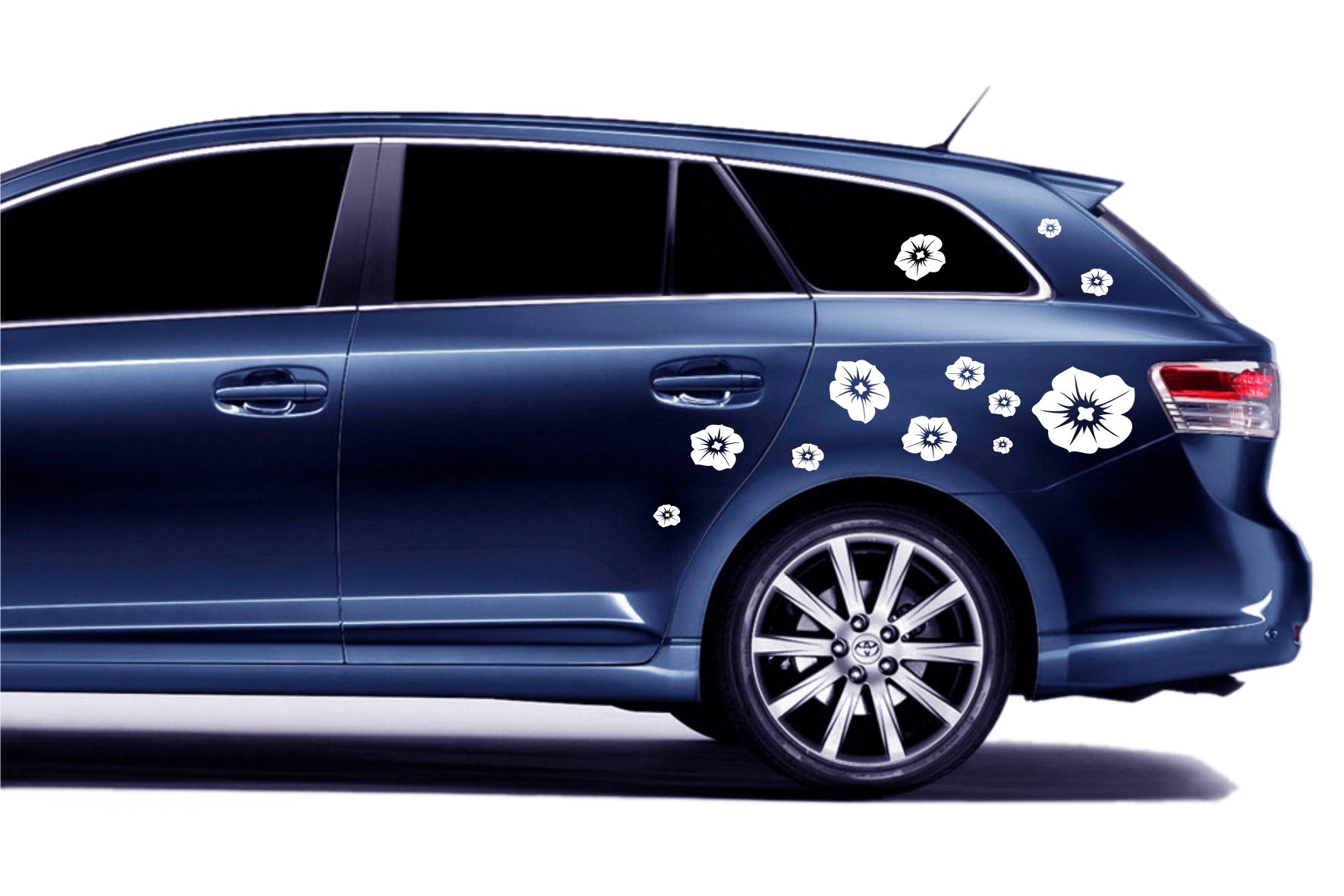 Car Flowers and Butterflies #24 Sticker