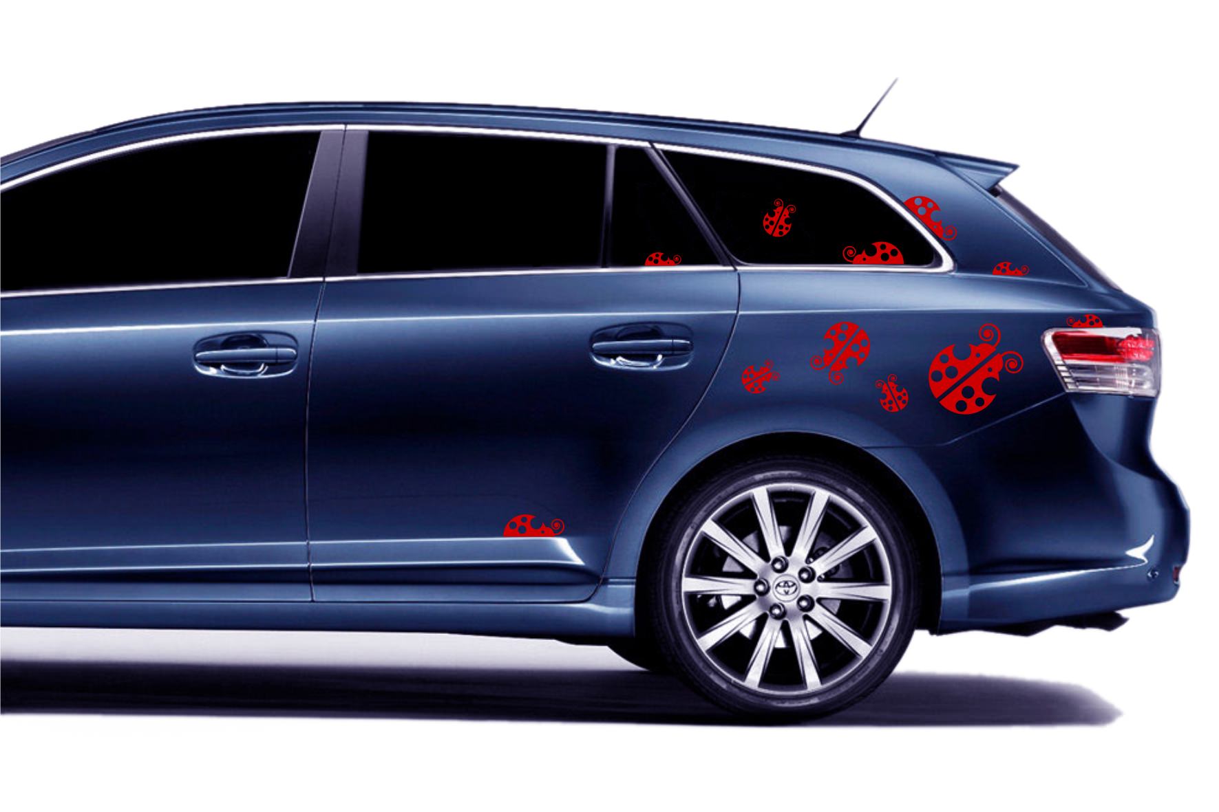 Car Flowers and Butterflies #31 Sticker