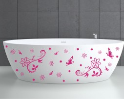 Bathtub Design Decal #1