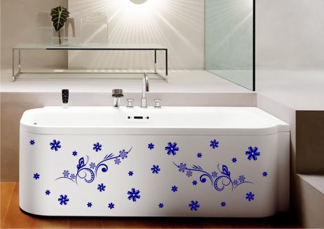 Bathtub Design Decal #4