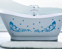 Bathtub Design Decal #5