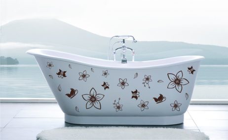 Bathtub Design Decal #13