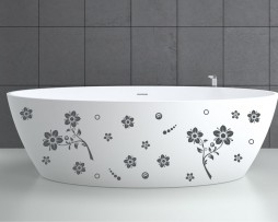 Bathtub Design Decal #15