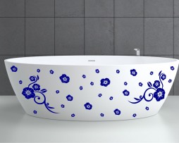 Bathtub Design Decal #16