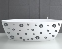 Bathtub Design Decal #17