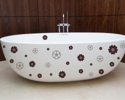 Bathtub Design Decal #18