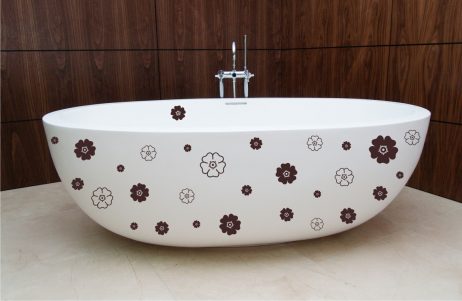 Bathtub Design Decal #18
