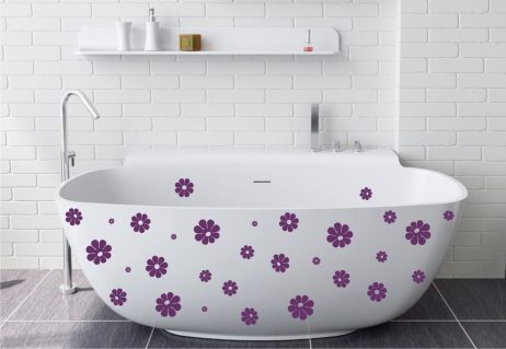 Bathtub Design Decal #19