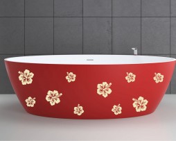 Bathtub Design Decal #21