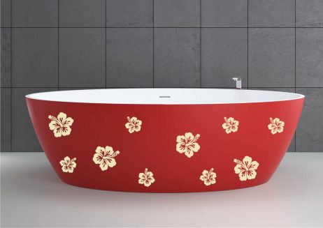 Bathtub Design Decal #21