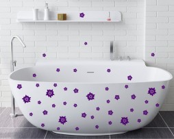 Bathtub Design Decal #22