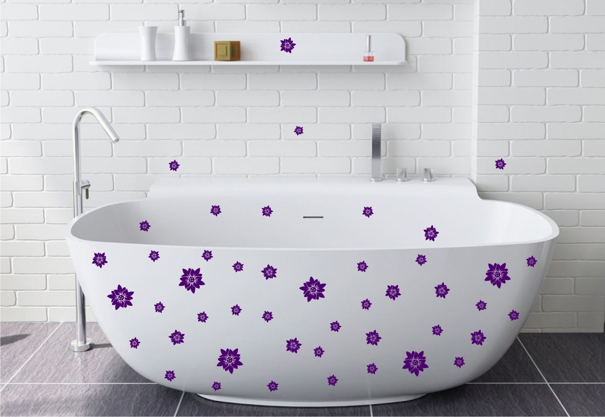 Bathtub Design Decal #22