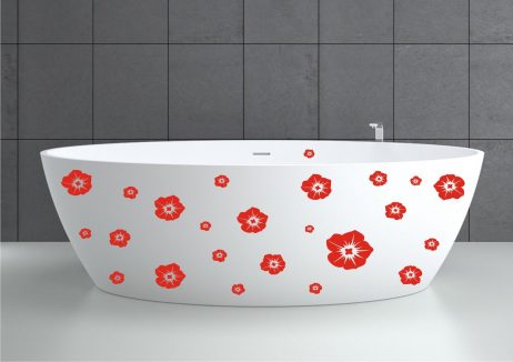 Bathtub Design Decal #24