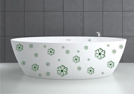 Bathtub Design Decal #27