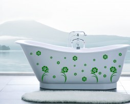 Bathtub Design Decal #28
