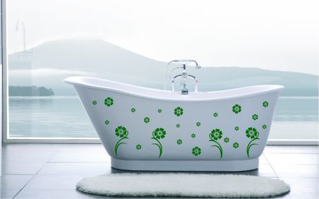 Bathtub Design Decal #28