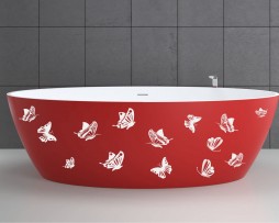 Bathtub Design Decal #32