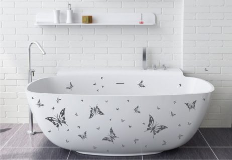 Bathtub Design Decal #33