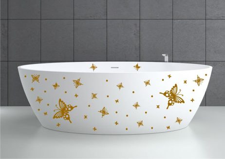 Bathtub Design Decal #36