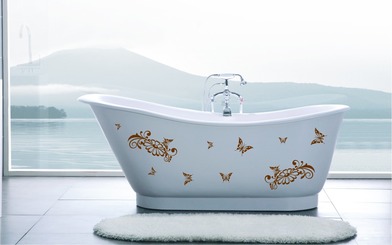 bathtub vinyl wall
