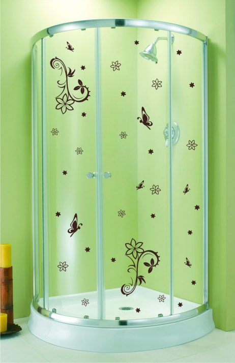 Shower Door Vinyl Decal #1