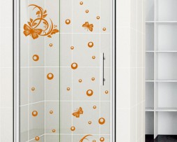 Shower Door Vinyl Decal #10