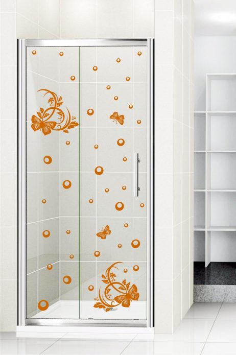 Shower Door Vinyl Decal #10