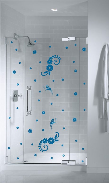 Shower Door Vinyl Decal #11