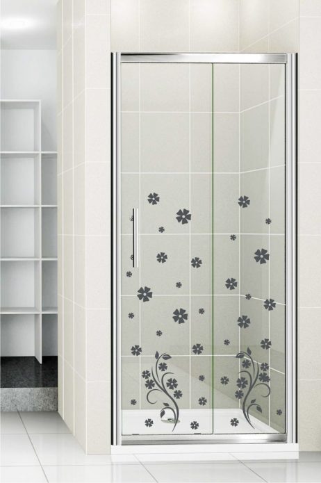 Shower Door Vinyl Decal #12