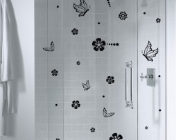 Shower Door Vinyl Decal #14