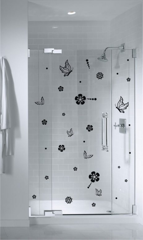 Shower Door Vinyl Decal #14