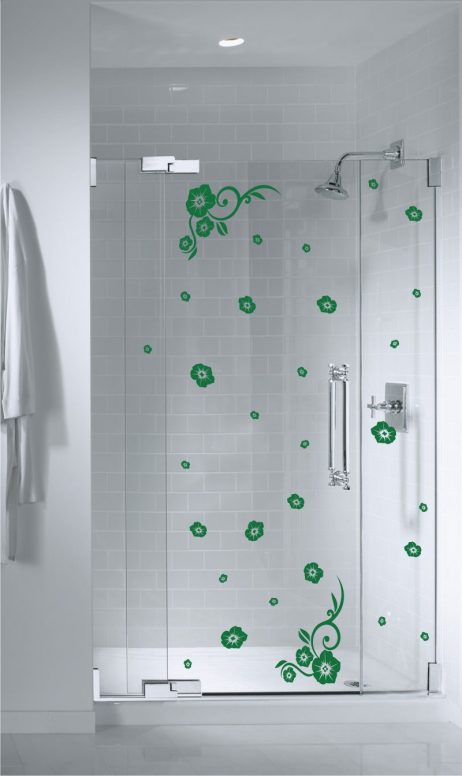 Shower Door Vinyl Decal #16