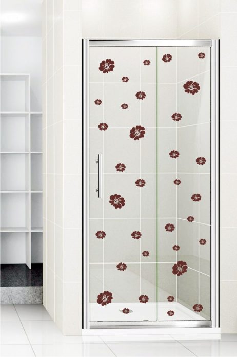 Shower Door Vinyl Decal #17