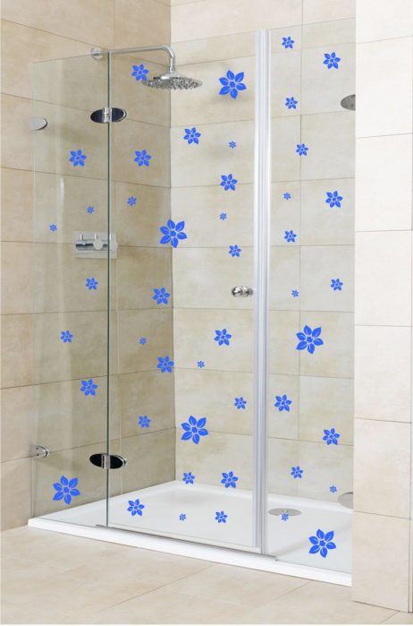 Shower Door Vinyl Decal #20