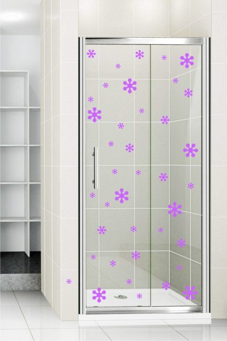 Shower Door Vinyl Decal #25