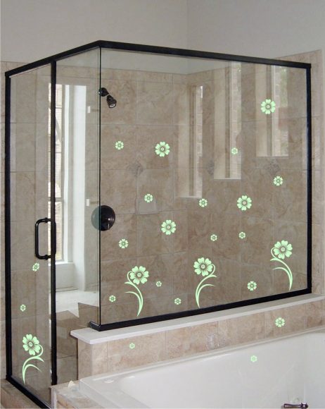 Shower Door Vinyl Decal #28