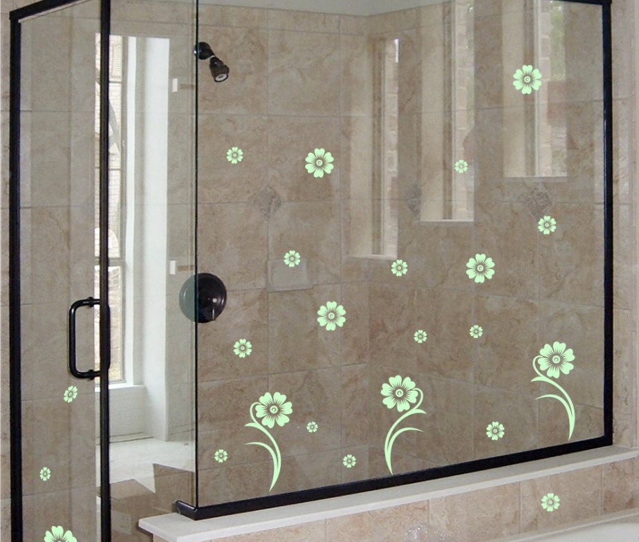StickONmania.com | Vinyl Wall Decals | Shower Door Vinyl Decal #28