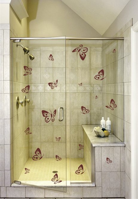 Shower Door Vinyl Decal #30