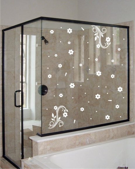 Shower Door Vinyl Decal #39