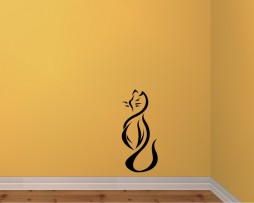 Stylized Cat Sticker