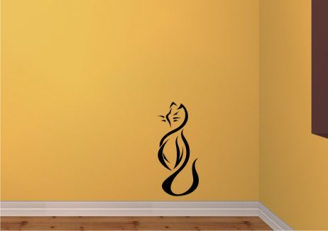 Stylized Cat Sticker