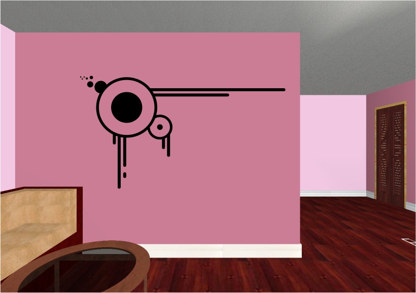 StickONmania.com | Vinyl Wall Decals | Modern Circles Design Sticker